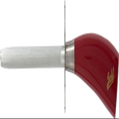 Berkel Elegance Honing Knife | 8" Stainless Steel Rod | Elegant Cutlery for Home & Kitchen | Made in Italy (Red)