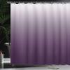 Ambesonne Ombre Shower Curtain, Perfect Gradient Harmony of Vivid Colors Themed Modern Design Art Print, Cloth Fabric Bathroom Decor Set with Hooks, 69" W x 75" L, Eggplant White view 3