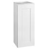 Design House Brookings Shaker Unassembled Wall Kitchen Cabinet W1230, 12 W x 12 D x 30 H, Painted White, Solid Wood, Design House, 561688 view 1