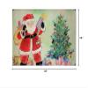 Betsy Drake Santa & Christmas Tree Door Mat 18x26 view 3