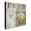 Beach Book I by Color Bakery, 18x18-Inch Canvas Wall Art view 2