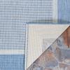 Couristan Recife Indoor Outdoor Rug - Stria Texture 2' x 3'7" Rectangle in Blue, Hose Washable, Low Pile, Pet- Kid Friendly Home Decor for Living Room, Patio Furniture Set, Kitchen view 3
