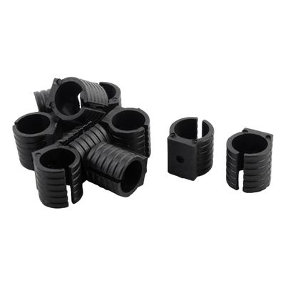 uxcell Plastic U-Shaped Chair Pipe Foot Clamp Pads Floor Glides Caps 19mm