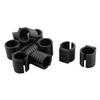 uxcell Plastic U-Shaped Chair Pipe Foot Clamp Pads Floor Glides Caps 19mm view 1
