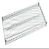 21" Deep x 54" Wide x 39" High 3 Tier Stainless Steel Shelf Cart with 1 Wire Shelf & 2 Solid Shelf view 2