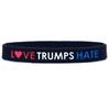 SayitBands One Love Trumps Hate Wristband view 1