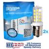 HQRP 2-Pack 110V E17 Dimmable LED Light Bulb Cool White Compatible with Samsung RM255BARB / RM255LABP / RM255LASH / RS2621SW / RS2623BB / RS2623SH / RS2623SL / RS2623VQ Replacement view 3