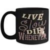Animal Ave Live Slow Die Whenever Sloth Motto Coffee Mug view 2