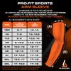 B-Driven Sports Premium Pro-Fit Compression Arm Sleeve for Men & Women - For Sports Protection - Single, Digital Designs view 3