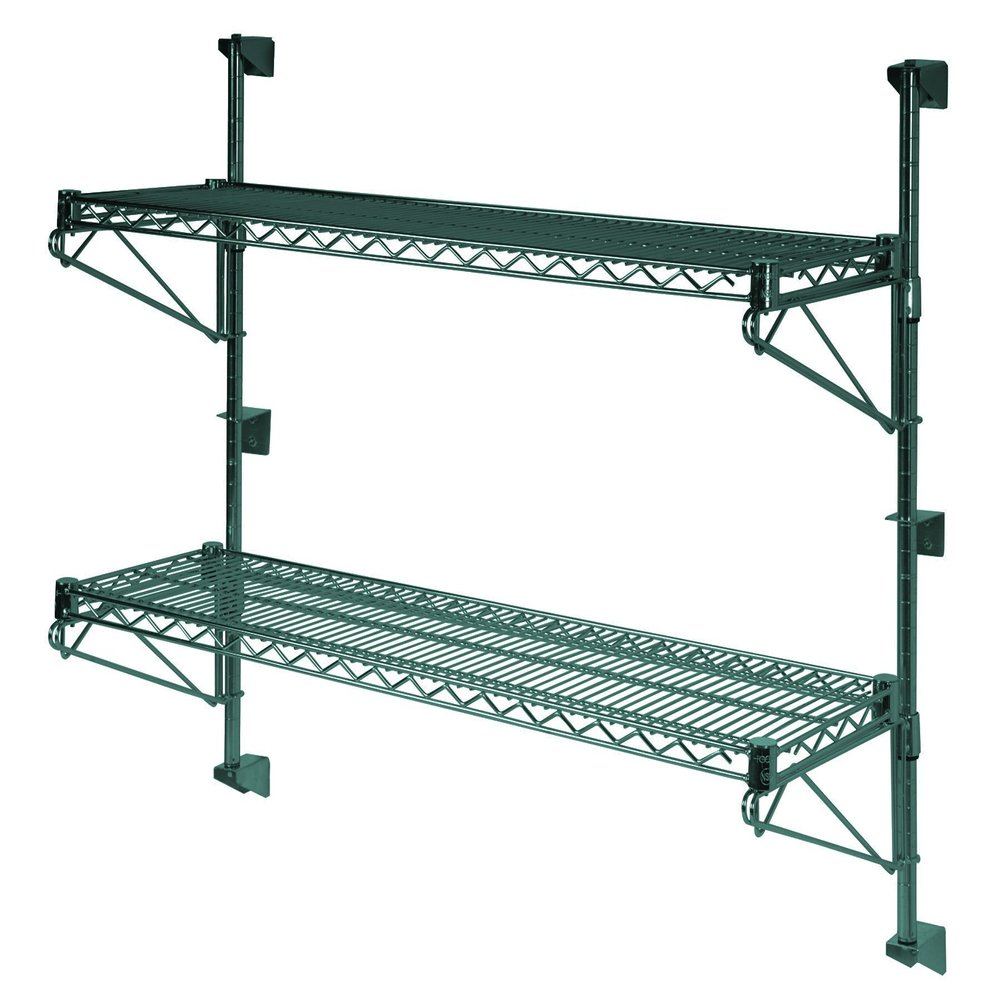 Omega Products Corporation 24" Deep x 42" Wide x 14" High Adjustable 2 Tier Freezer Wall Mount Shelving Kit