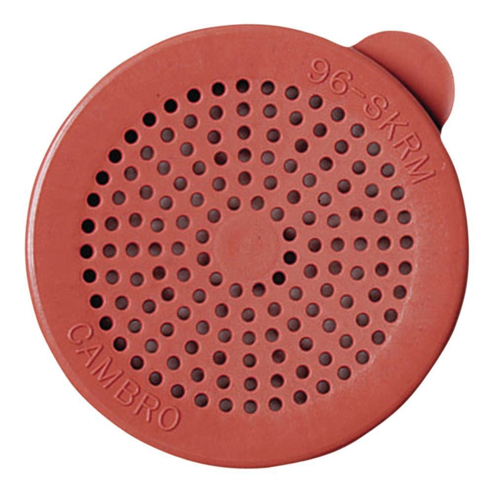 Cambro Camwear Rose Polyethylene Medium Ground Lid for 10 oz Shaker, 12 per Case