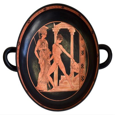 Estia Creations Victory of Theseus Over The Minotaur in The Presence of Athena - Madrid Museum