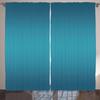 Ambesonne Ombre Curtains, Deep Blue Tropical Ocean Exotic Lands Inspired Design Modern Digital Print, Living Room Bedroom Window Drapes 2 Panel Set, 108" X 90", Petrol Blue view 1