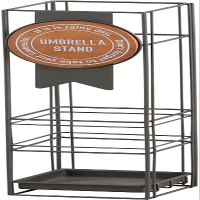 Abite ZI-801-BR Umbrella Stand, Medailleuvan, Brown