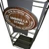Abite ZI-801-BR Umbrella Stand, Medailleuvan, Brown view 2