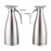 68 Oz 2L Large Capacity Stainless Steel Thermal Carafe with Press Butt Double Wall Vacuum Insulated as Carafe Thermal Coffee PotWater Tea Drink Pot (Red) view 4