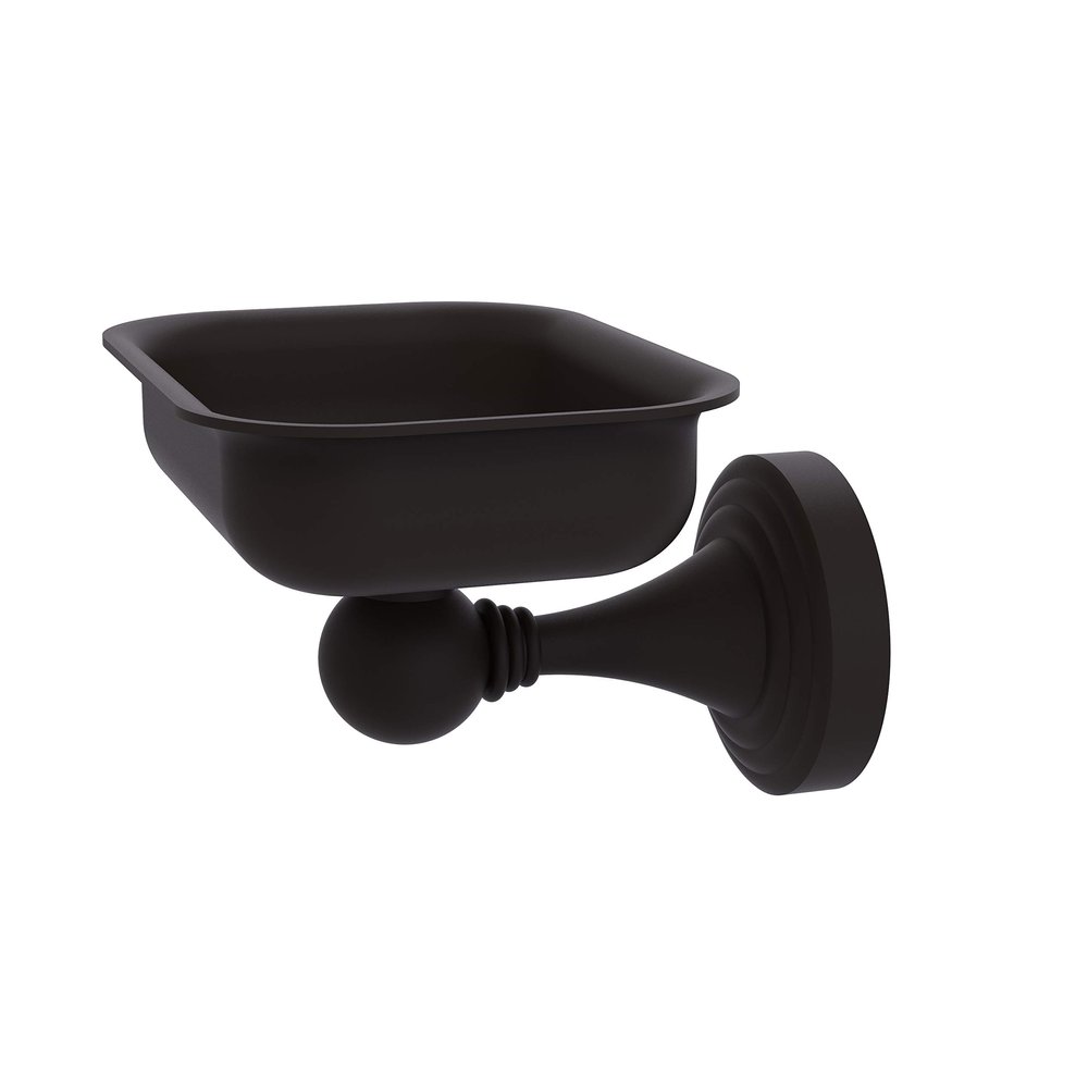 Allied Brass SG-32-ORB Sag Harbor Collection Wall Mounted Soap Dish, Oil Rubbed Bronze