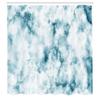 Ambesonne Nature Shower Curtain, Fluffy Cloud Skyline Like Marble Motif Grunge and Retro Features Art Print, Cloth Fabric Bathroom Decor Set with Hooks, 69" W x 75" L, Cadet Blue Seafoam view 2