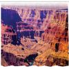 Ambesonne American Shower Curtain, Grand Canyon in Arizona Base Elevations North American Sublime Tribal Landscape, Cloth Fabric Bathroom Decor Set with Hooks, 69" W x 84" L, Indigo Brown Earth Yellow view 2