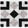 Ambesonne Marble Print Shower Curtain, Nostalgic Stone Mosaic Regular Design Alluring Elements Art, Cloth Fabric Bathroom Decor Set with Hooks, 69" W x 70" L, Black Beige view 2