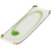 Yamasita Craft 17110-058 Naruto Long Plate, 4.1 x 12.4 x 1.0 inches (10.5 x 31.3 x 2.5 cm) view 1