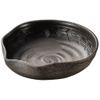 Yamasita Craft 26213-468 Carbonized Soil, Gourd Shape, 8.5 Serving Pot, 9.6 x 10.4 x 2.6 inches (24.5 x 26.5 x 6.5 cm) view 1