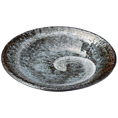 Yamasita Craft 19008-248 Swirl 6.0 Deep Plate, 7.6 x 7.6 x 1.5 inches (19.3 x 19.3 x 3.8 cm)