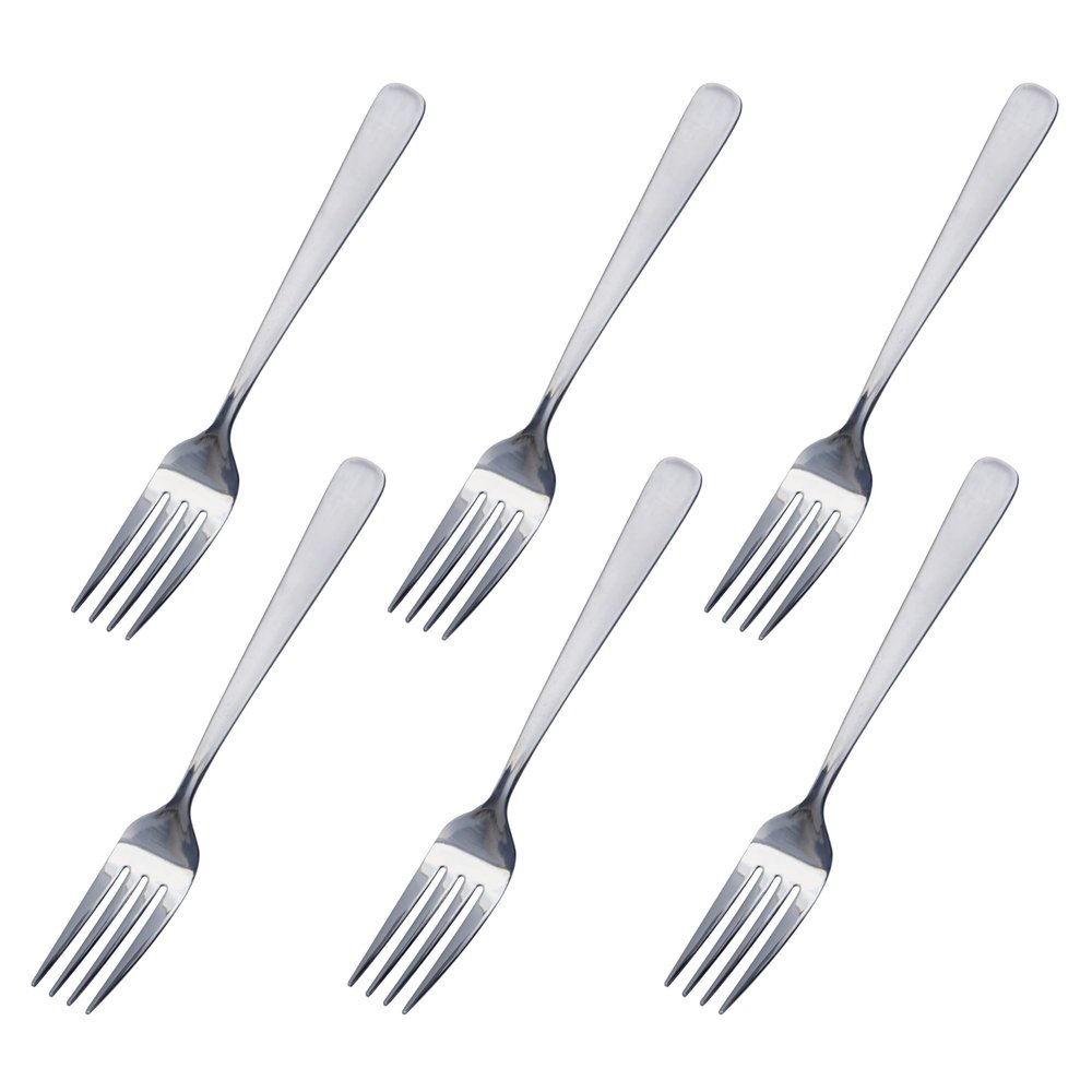 Takagi Stainless Steel Dessert Fork, 6 Pieces