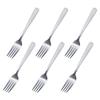 Takagi Stainless Steel Dessert Fork, 6 Pieces view 1