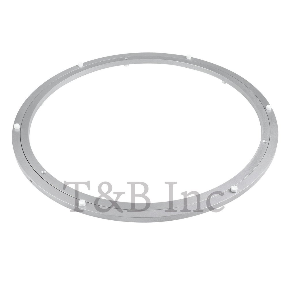 TamBee 20 Inch Lazy Susan Hardware Aluminum Bearing Metal Rotating Turntable Bearing Swivel Plate Hardware Lazy Susan Bearing Lazy Susan Parts Lazy Susan Mechanism Lazy Susan Kit Lazy Susan Base Only