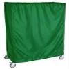 18" Deep x 54" Wide x 63" High Green 400 Denier Coated Zipper Cart Cover view 1