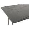 KWIK-COVERS Disposable Table Cover Oblong Black Plastic - 30" H x 6'L view 1