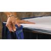 KWIK-COVERS Disposable Table Cover Oblong Black Plastic - 30" H x 6'L view 3