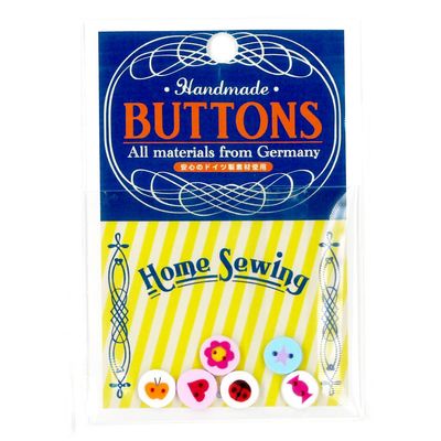 MINODA Sunomoto Handmade Button Ladybug S05B9138
