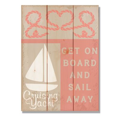 Wile E. Wood Get On Board 11x15