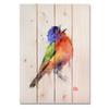 Wile E. Wood Sig Series Painted Bunting 14x20 view 1