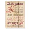 Wile E. Wood Garden 11x15 Wall Art view 1