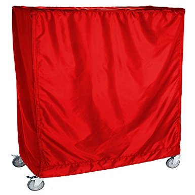 14" Deep x 54" Wide x 74" High Red 400 Denier Coated Zipper Cart Cover