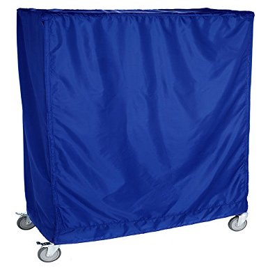 24" Deep x 72" Wide x 54" High Blue 400 Denier Coated Zipper Cart Cover