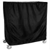 14" Deep x 36" Wide x 36" High Black 400 Denier Coated Zipper Cart Cover view 1