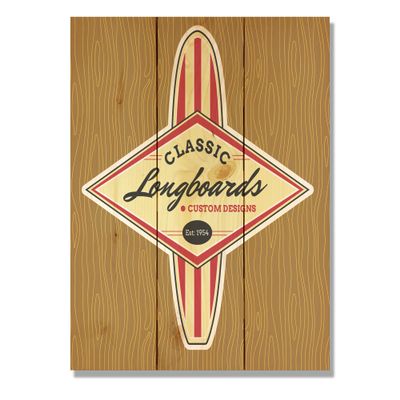 Wile E. Wood Classic Longboard 11x15