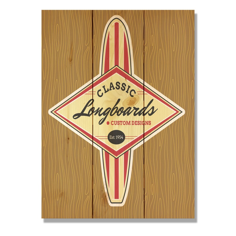 Wile E. Wood Classic Longboard 11x15