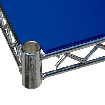4 Pack of 21" Deep x 48" Wide Blue Shelf Liner