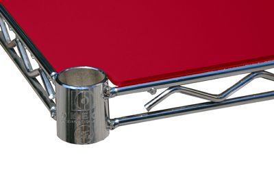 4 Pack of 18" Deep x 48" Wide Red Shelf Liner