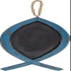 Manual Woodworkers Chalk It Up Blue Fish S/2 - IWCUBF view 1