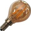 Bulbright 6PACK LED Filament Bulb Dimmable G45/G14 4W Gilded Tint Glass Cover Tubular LED Light Bulb, E12 Base, Warm White 2700-3000K, 40W Equivalent, 110-120VAC (4) view 3