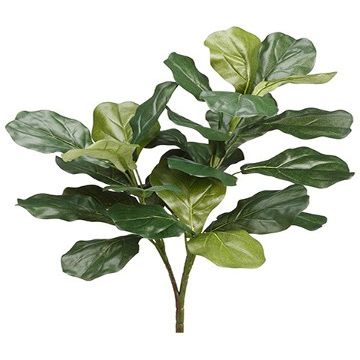 27" Fiddle Leaf Plant x3 with 28 Leaves Green (Pack of 12)