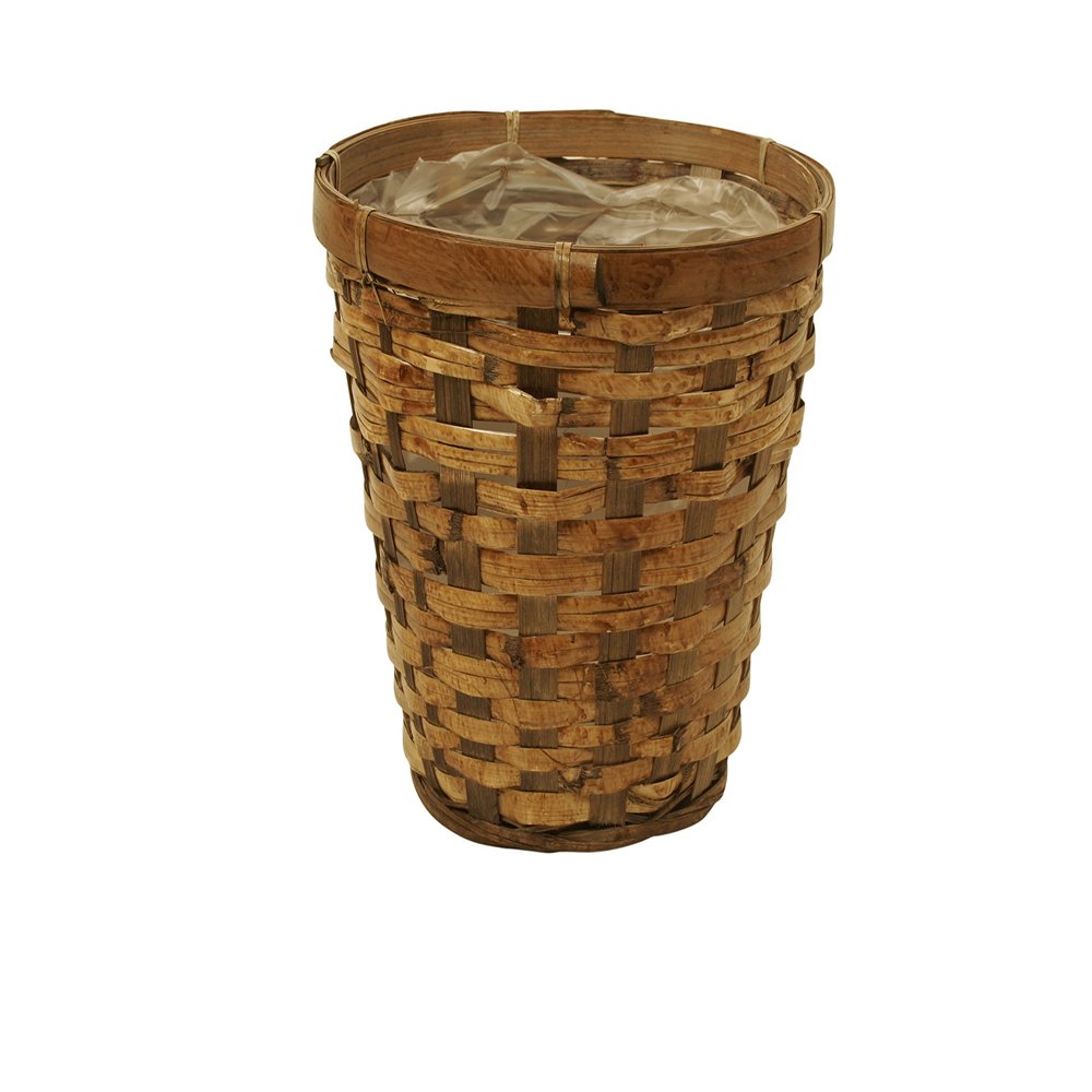 Wald Imports 7" Rattan Pot Cover Basket, Brown