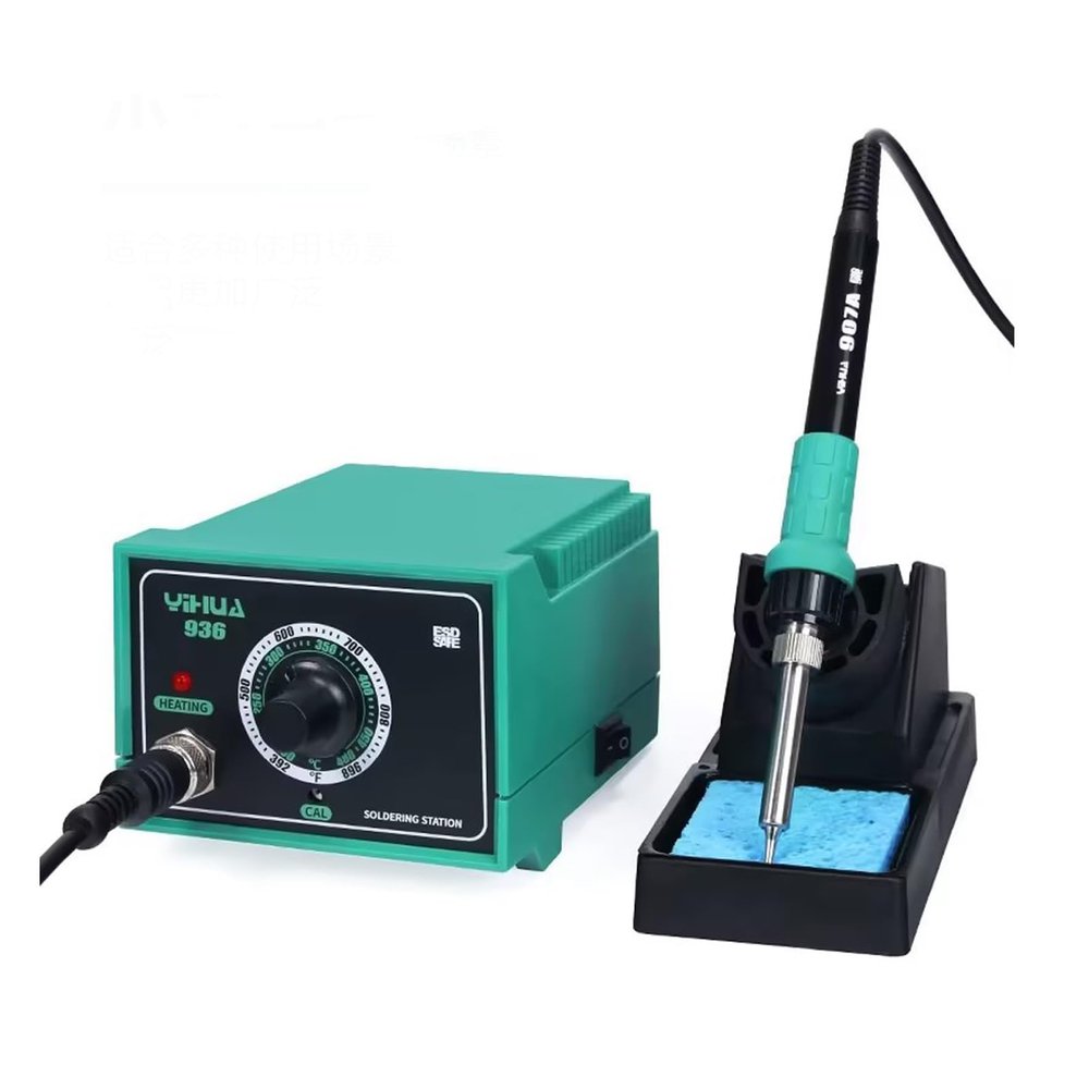ELEOPTION 45W Digital Display Soldering Iron Station Hot Air Rework weller Soldering Station Temperature 200-480C Adjustable (110V)