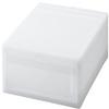 Squirrel Storage Case, Drawer, A4, Letter Case, White, S, Width 11.2 x Depth 14.0 x Height 4.1 inches (28.3 x 35.5 x 10.6 cm), Made in Japan view 1